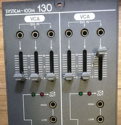 Roland-System 100M 130 Dual VCA module